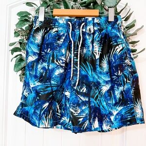 ▪️ 4/$25- SHEIN Tropical Print‎ Swim Shorts